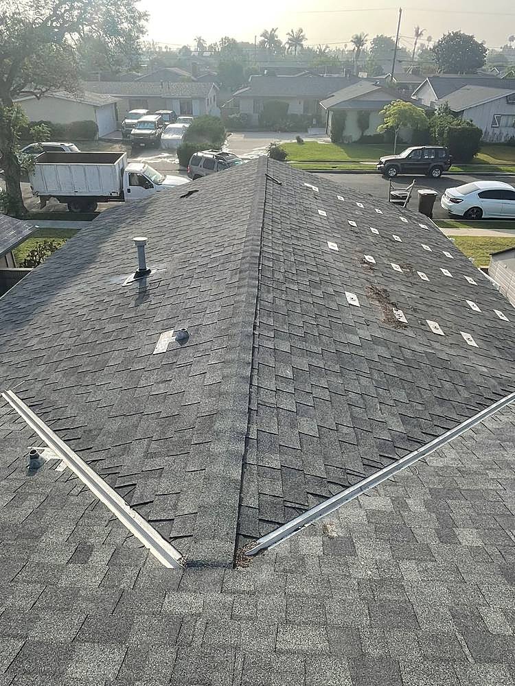 Before: roof replacement in Anaheim, CA