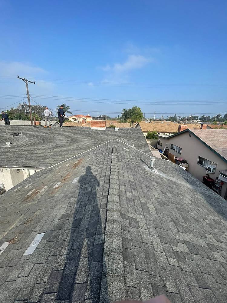 Before: roof replacement in Anaheim, CA