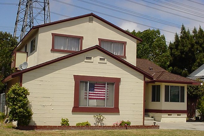 Before: windows and exterior repaint in San Bernardino, CA